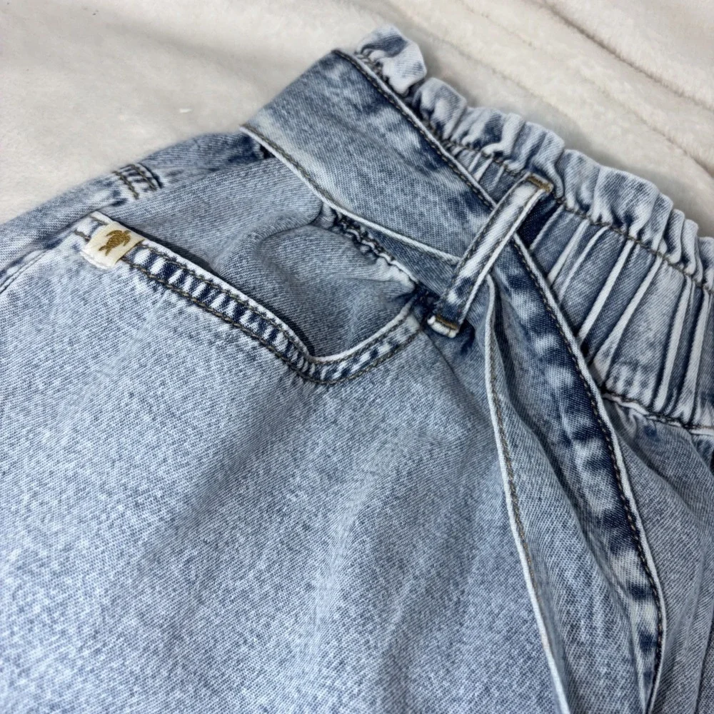 Simply Southern Paperbag Shorts With Tie Belt Med Retro‎ 80s Casual Summer Vacay